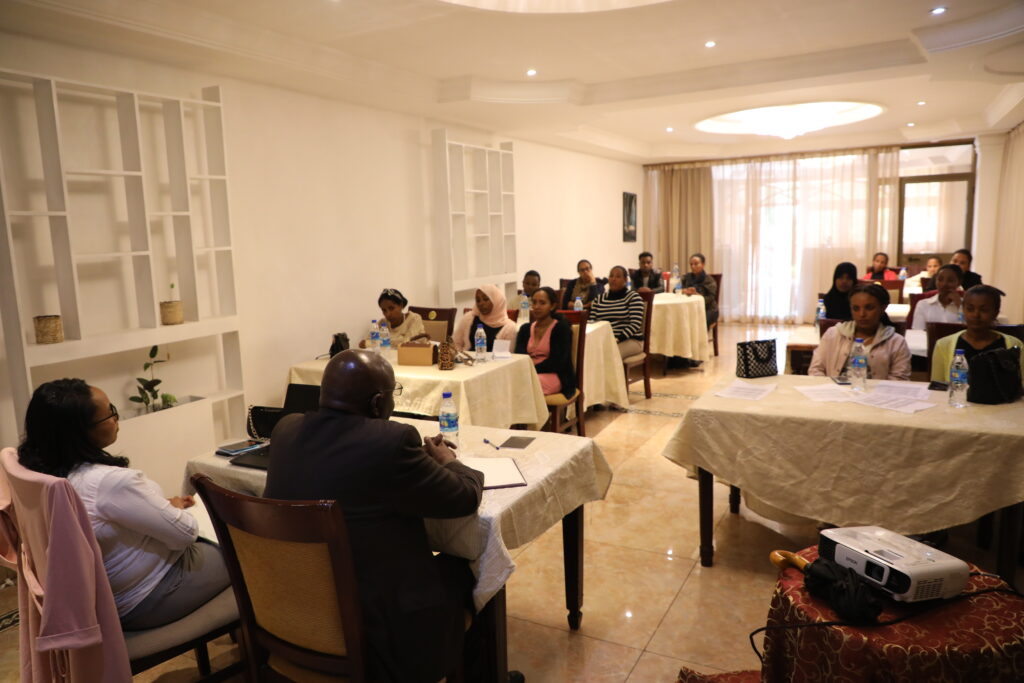 Ethio Wetlands and Natural Resources Association (EWNRA) finance staff training conduced for three days.