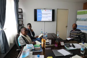 Read more about the article The Regional Coordinator for the VOICE project at CDF Canada Rose Msosa has discussed with leaders of Ethio Wetlands and Natural Resources Association (EWNRA) about the implementation status of VOICE for Women and Girls project under CDF Canada.