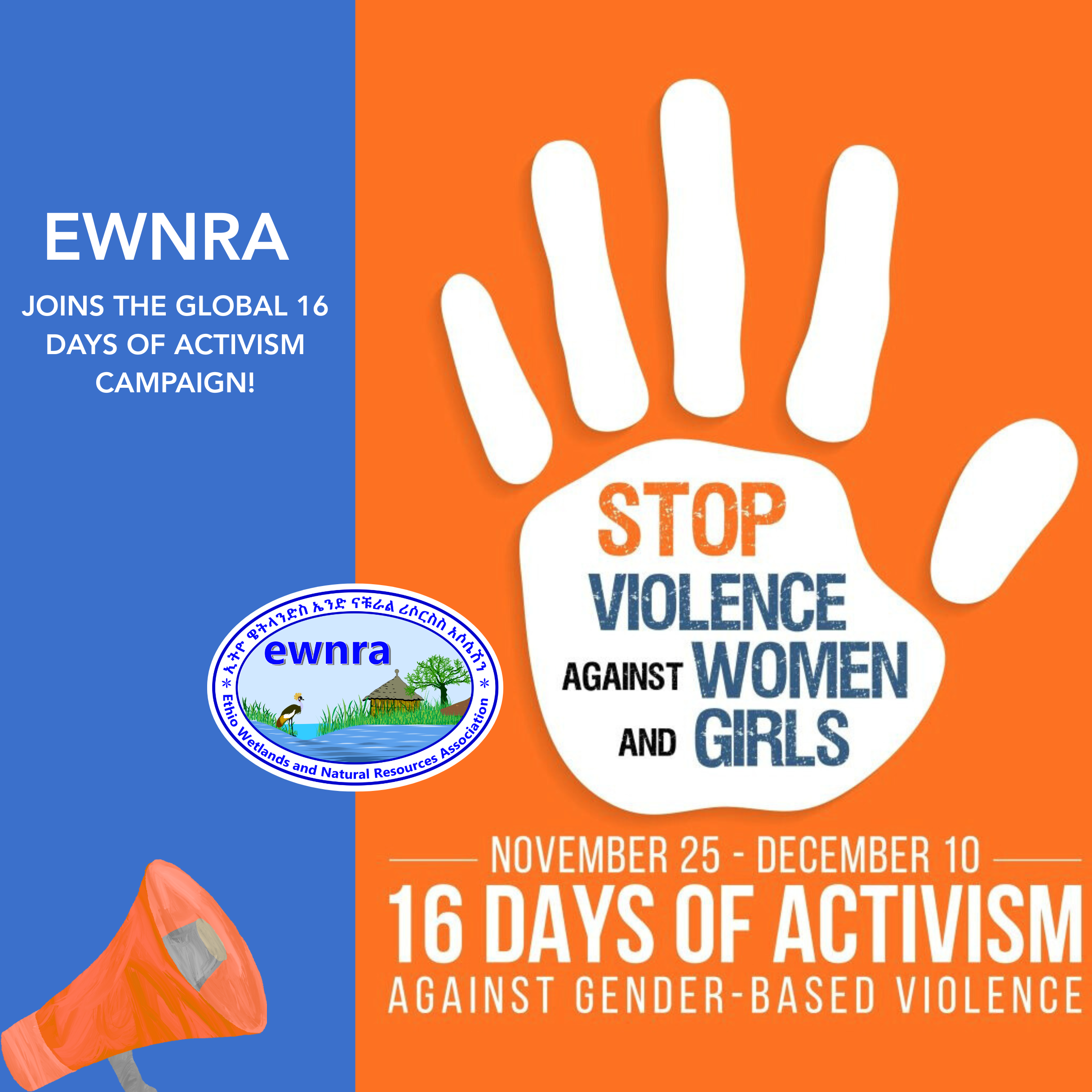Read more about the article EWNRA joins the global #16DaysOfActivism campaign!